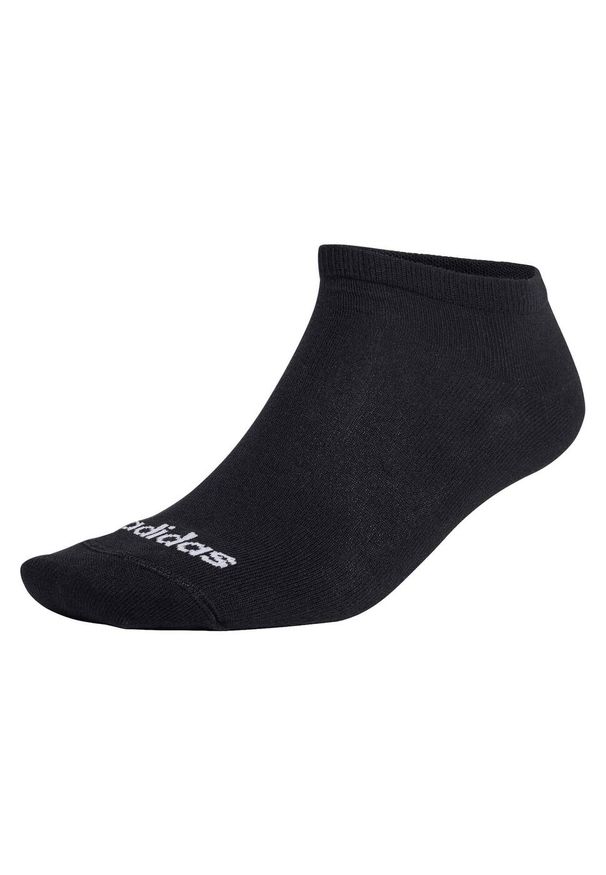 Adidas - Skarpety adidas Thin Linear Low-Cut Socks 3P. Kolor: czarny. Sport: turystyka piesza