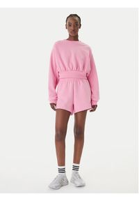 Adidas - adidas Bluza Soft Lux KA7016 Różowy Loose Fit. Kolor: różowy. Materiał: syntetyk #5