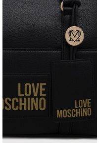 Love Moschino torebka kolor czarny. Kolor: czarny. Rodzaj torebki: na ramię