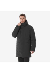 quechua - Parka turystyczna męska puchowa Quechua NH900 -20°C wodoodporna. Okazja: na co dzień. Kolor: czarny. Materiał: puch. Sezon: zima. Styl: sportowy, casual