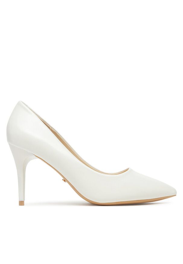 Szpilki DeeZee. Kolor: biały. Obcas: na szpilce