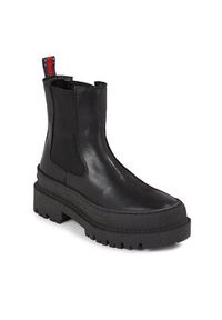 Tommy Jeans Sztyblety Tjw Chelsea Foxing Boot EN0EN02289 Czarny. Kolor: czarny