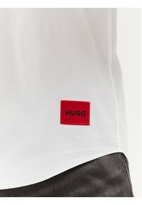 Hugo Koszula Ermo 50490733 Biały Slim Fit. Kolor: biały. Materiał: bawełna #5