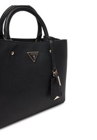 Guess Torebka Meridian II HWBG69 74060 Czarny. Kolor: czarny. Materiał: skórzane