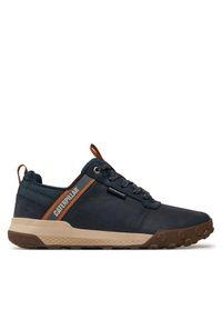 CAT Footwear Sneakersy Hex Ready Low WP P726102 Granatowy. Kolor: niebieski. Materiał: skóra