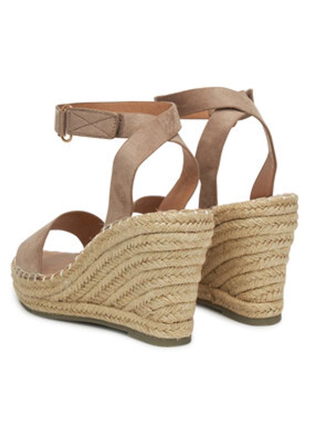 DeeZee Espadryle JSZ2022-06 Beżowy. Kolor: beżowy. Materiał: materiał