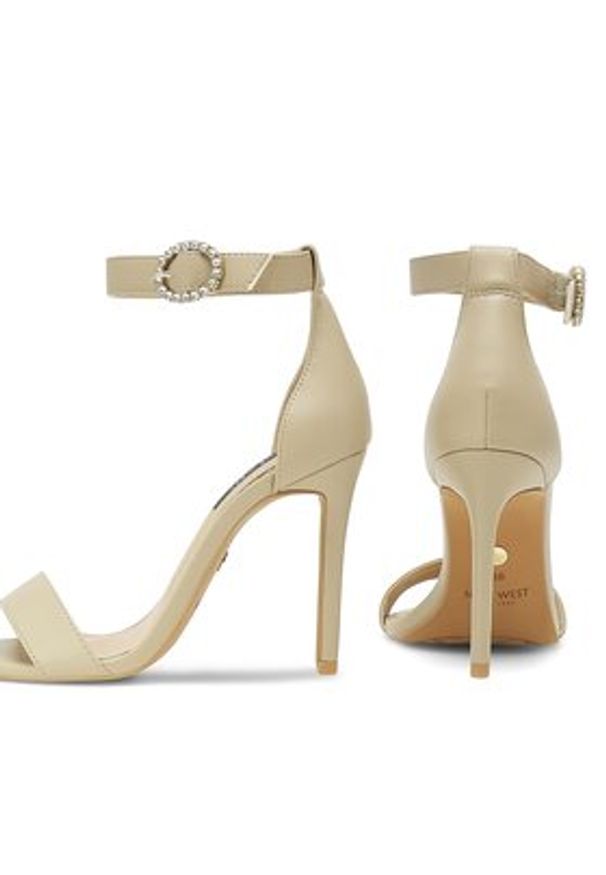 Nine West Sandały WFA2646-1 Beżowy. Kolor: beżowy. Materiał: syntetyk
