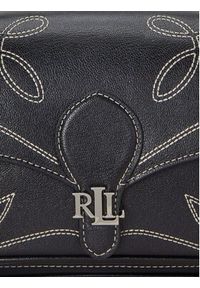 Lauren Ralph Lauren - LAUREN RALPH LAUREN Torebka 431941819001 Czarny. Kolor: czarny. Materiał: skórzane #7