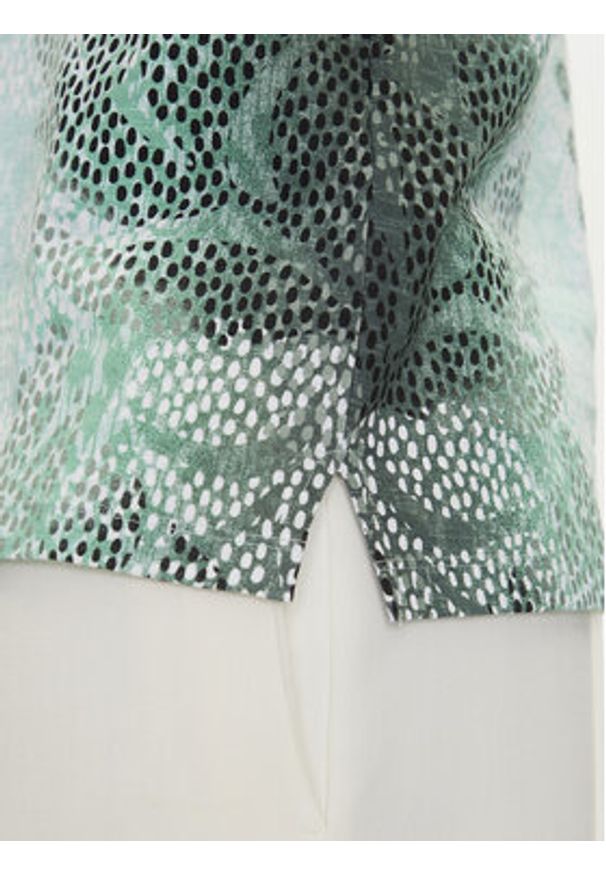 Olsen Bluzka 11105070 Zielony Regular Fit. Kolor: zielony. Materiał: bawełna