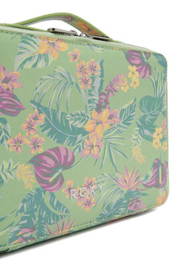 Roxy Kosmetyczka WB-RX-W1-004-SS26 Zielony. Kolor: zielony. Materiał: skóra