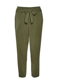 Saint Tropez Spodnie materiałowe 30500419 Zielony Relaxed Fit. Kolor: zielony. Materiał: materiał, syntetyk #2
