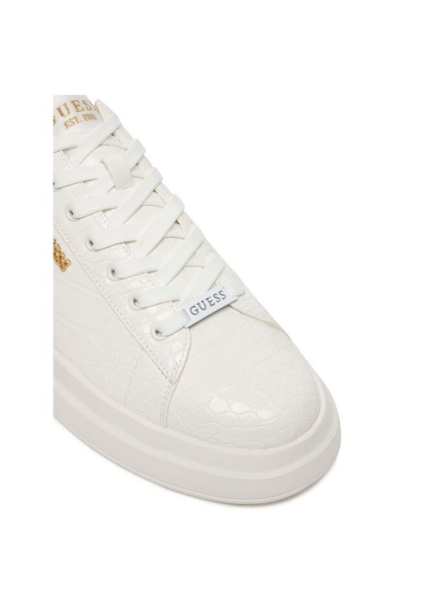 Sneakersy Guess. Kolor: biały