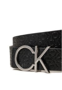 Calvin Klein Pasek Damski K60K612397 Czarny. Kolor: czarny. Materiał: skóra #3