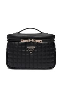 Guess Kosmetyczka Nadira TWQG84 24039 Czarny. Kolor: czarny. Materiał: skóra