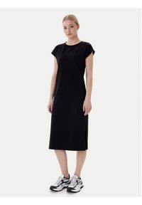 EA7 Emporio Armani Sukienka codzienna 7W000957 AF12484 MC043 Czarny Regular Fit. Okazja: na co dzień. Kolor: czarny. Materiał: bawełna. Typ sukienki: proste. Styl: casual #4