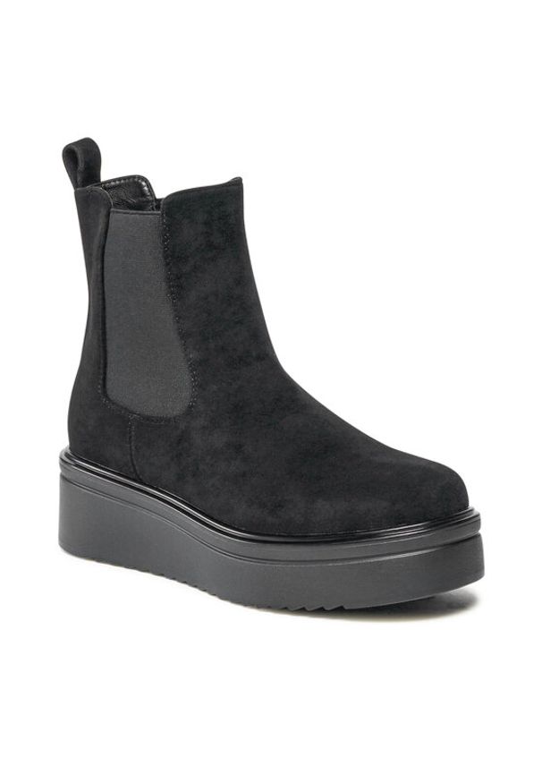 Jenny Fairy Sztyblety WS132-02 Czarny. Kolor: czarny. Materiał: materiał