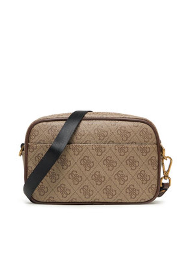 Guess Saszetka Vezzola Smart Accessories PMEVZL P3145 Beżowy. Kolor: beżowy. Materiał: skóra