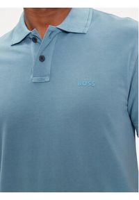 BOSS - Boss Polo Prime 50507813 Niebieski Regular Fit. Typ kołnierza: polo. Kolor: niebieski. Materiał: bawełna #5