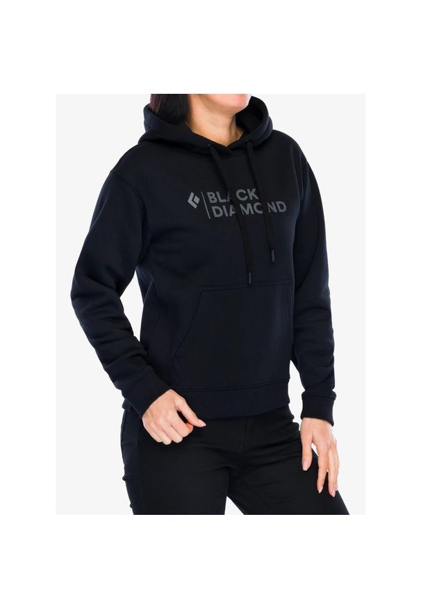 Bluza damska Black Diamond Mini Stacked Pullover Hoody. Kolor: czarny