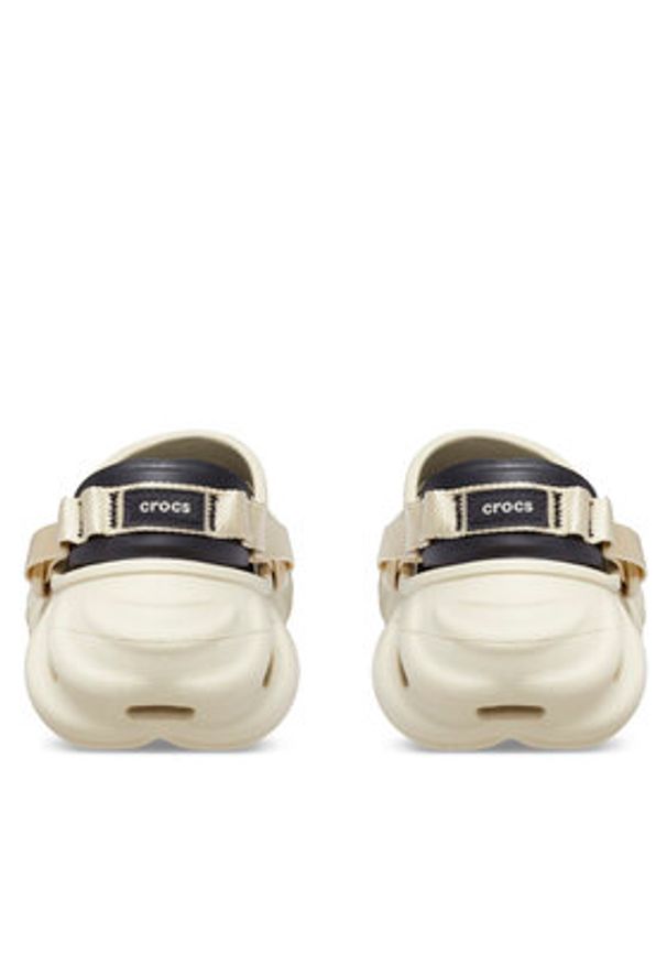 Crocs Klapki Echo Clog 207937 Beżowy. Kolor: beżowy