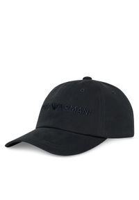 Emporio Armani Czapka z daszkiem EM001319 AF14032 UB118 Granatowy. Kolor: niebieski. Materiał: materiał, bawełna