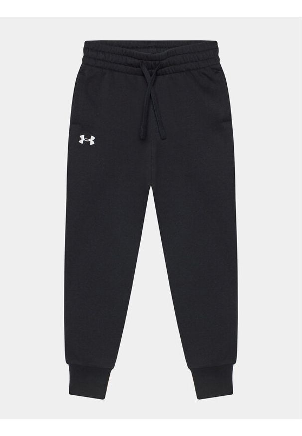 Under Armour Spodnie dresowe Ua Rival Fleece Joggers 1379525 Czarny Loose Fit. Kolor: czarny. Materiał: bawełna