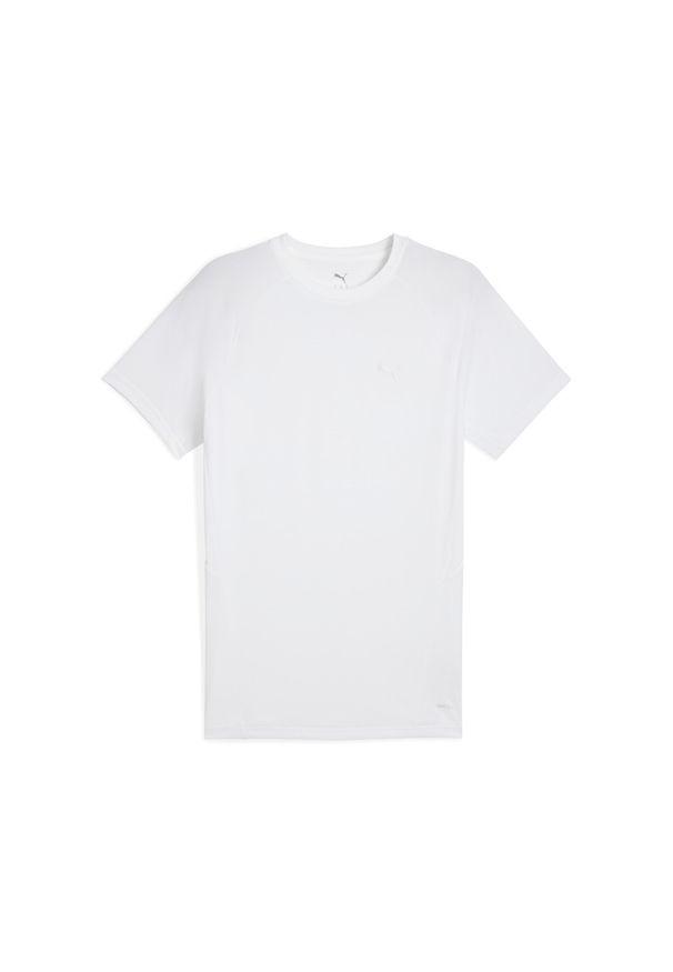 Puma - Męska koszulka EVOSTRIPE PUMA White. Kolor: biały. Długość rękawa: raglanowy rękaw. Sport: fitness