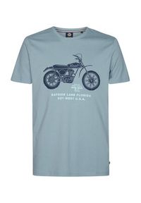 Petrol Industries T-Shirt M-1050-TSR707 Niebieski Regular Fit. Kolor: niebieski. Materiał: bawełna #8