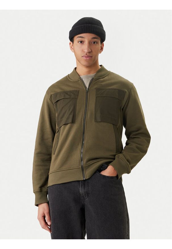 G-Star RAW - G-Star Raw Bluza D28824-E553 Zielony Regular Fit. Kolor: zielony. Materiał: bawełna