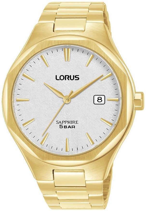 Zegarek Lorus Zegarek Lorus meski RS982DX9 srebrny 42 mm .. Kolor: srebrny