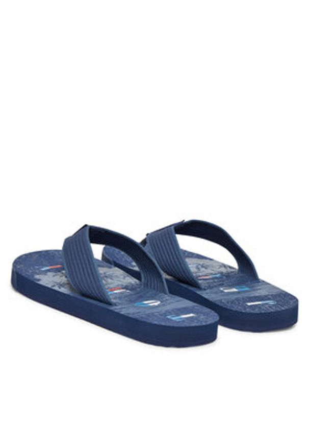 Tommy Jeans Japonki Tjm Elevated Beach Sandal EM0EM01561 Niebieski. Kolor: niebieski. Materiał: materiał