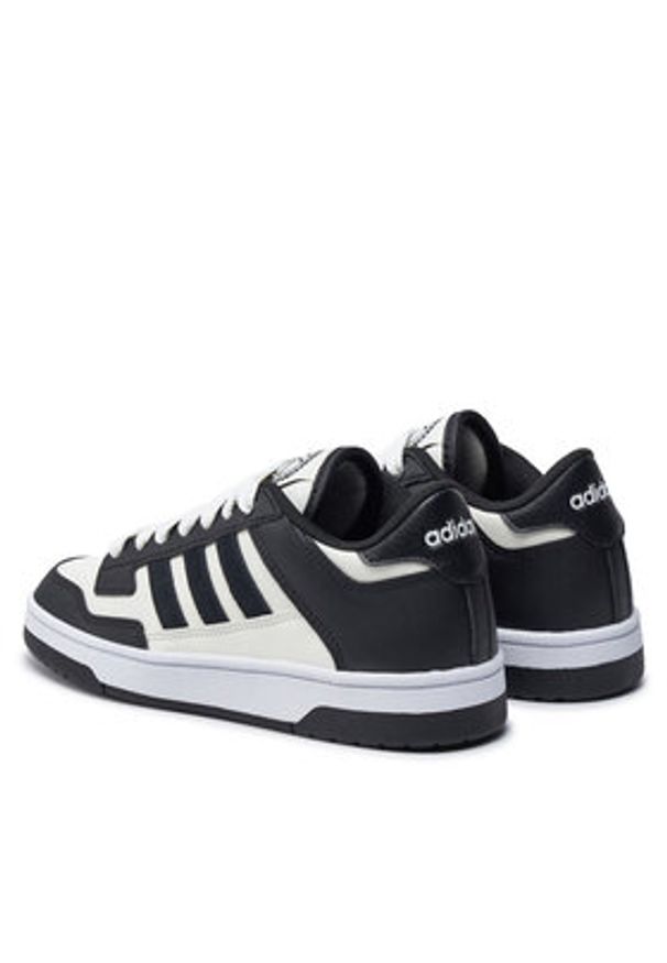 Adidas - adidas Sneakersy Rapid Court Low JP5253 Czarny. Kolor: czarny. Materiał: skóra