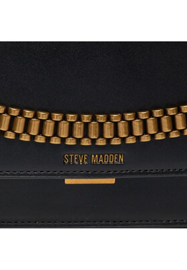 Steve Madden Torebka SM13001392 B-G Czarny. Kolor: czarny. Materiał: skórzane