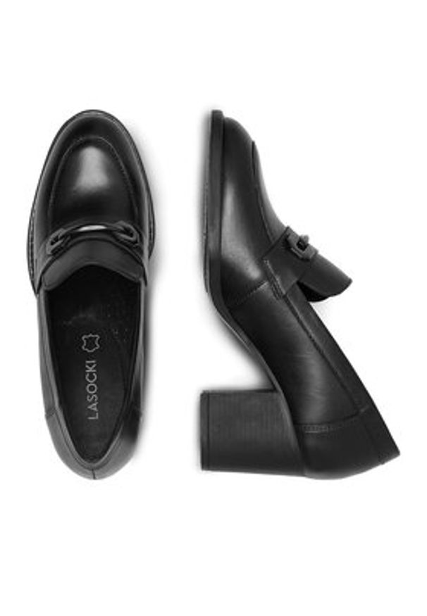 Lasocki Czółenka WI23-RUTH-11 Czarny. Kolor: czarny. Materiał: skóra