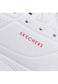 skechers - Skechers Sneakersy Uno Stand On Air 73690/WNVR Biały. Kolor: biały. Materiał: skóra