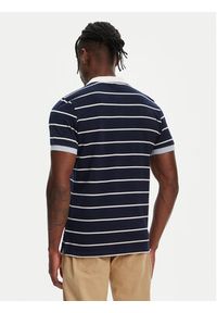 Robe di Kappa Polo Masao 64131FW Granatowy Slim Fit. Typ kołnierza: polo. Kolor: niebieski. Materiał: bawełna #3