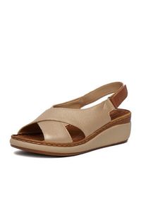 Lasocki Sandały CEO-WI23-PIE-01 Beżowy. Kolor: beżowy. Materiał: skóra #9