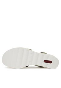 Rieker Sandały 67459-52 Zielony. Kolor: zielony. Materiał: syntetyk #7