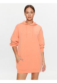 Guess Sukienka codzienna V3BQ14 K7UW2 Koralowy Regular Fit. Okazja: na co dzień. Kolor: pomarańczowy. Materiał: wiskoza. Typ sukienki: proste. Styl: casual