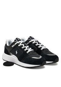 Polo Ralph Lauren Sneakersy 809973974002 Czarny. Kolor: czarny. Materiał: zamsz, skóra