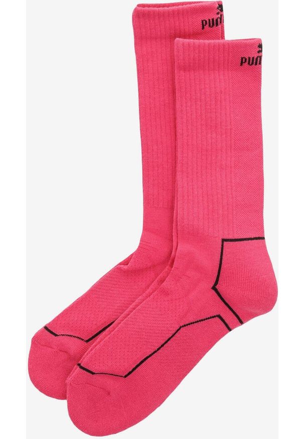 ZEAGLE - PUMA Unisex Różowe Sportowe Skarpetki Neon 2-Pak 39-42. Kolor: różowy. Materiał: poliester, elastan, poliamid, bawełna. Sport: fitness
