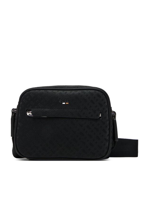 BOSS Saszetka 50548071 Czarny. Kolor: czarny. Materiał: skóra