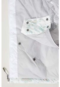 columbia - Columbia kurtka Abbott Peak damska kolor biały gore-tex. Kolor: biały. Materiał: materiał, puch, syntetyk, skóra, tkanina. Długość: długie. Wzór: ze splotem. Sezon: zima #6