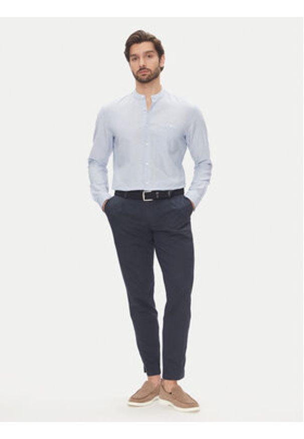 Pierre Cardin Koszula C6 41009.0480 Błękitny Modern Fit. Kolor: niebieski. Materiał: bawełna