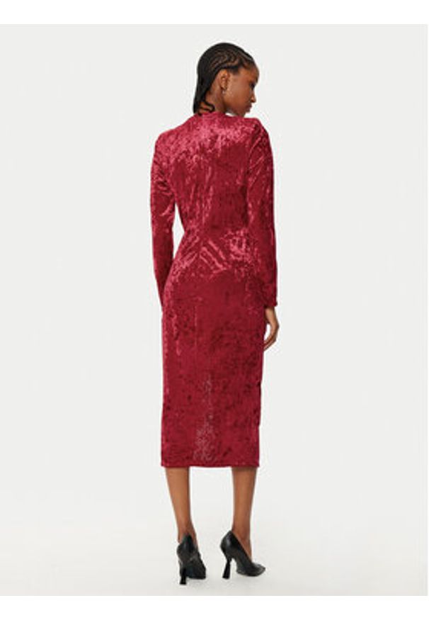 Rinascimento Sukienka koktajlowa CFC0121946003 Czerwony Regular Fit. Kolor: czerwony. Materiał: syntetyk. Styl: wizytowy