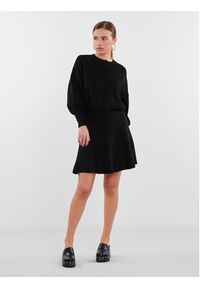 YAS Spódnica mini 26031906 Czarny Regular Fit. Kolor: czarny. Materiał: wiskoza #4