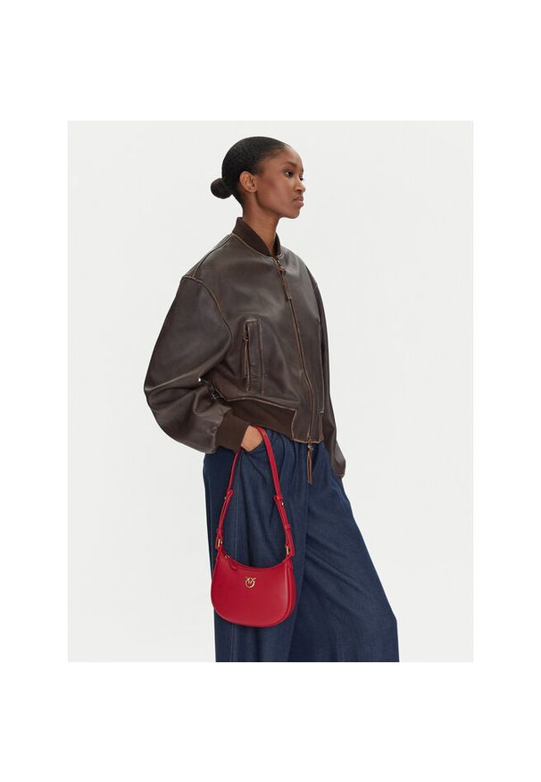 Pinko - Torebka PINKO. Kolor: czerwony