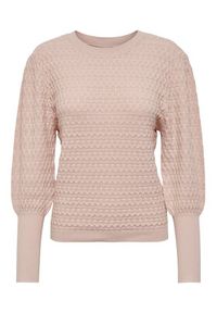only - ONLY Sweter 15264797 Różowy Regular Fit. Kolor: różowy. Materiał: wiskoza #7