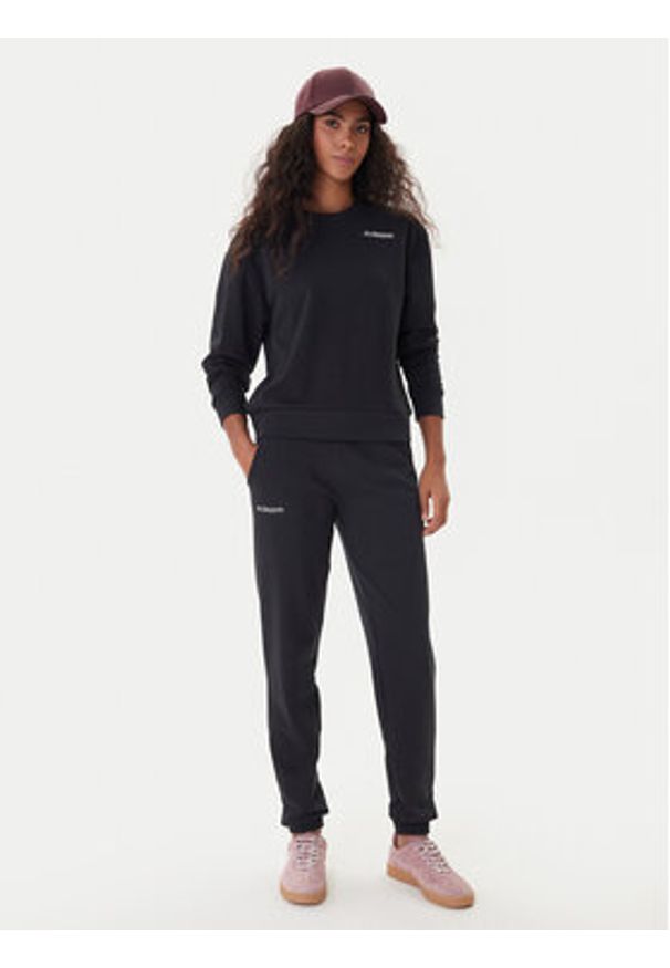 Kappa Spodnie dresowe Festa 331M34W Czarny Regular Fit. Kolor: czarny. Materiał: bawełna