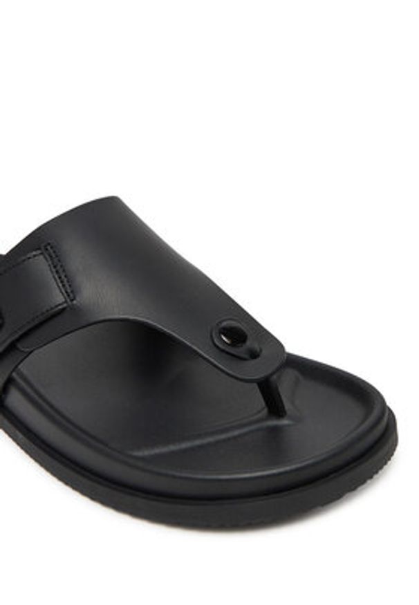 Karl Lagerfeld - KARL LAGERFELD Japonki KL72105 Czarny. Kolor: czarny. Materiał: skóra